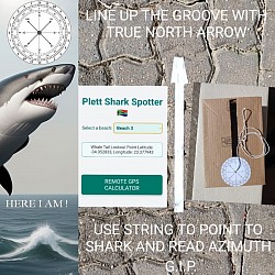 Simple Shark Spotting even if there is no sun.